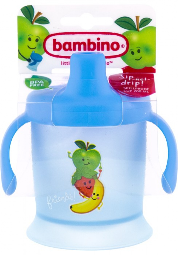 Bambino Sip not drip! Pipmugg blandade färger 200ml i gruppen BARNTANDVÅRD / Barnmuggar hos Tandshopen.se ZupperWorld AB (43356771)